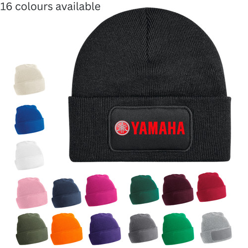 Cuffed knit beanie with - knit,